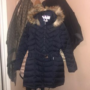 Pre-loved Navy Blue Laundry by Shelli Segal down